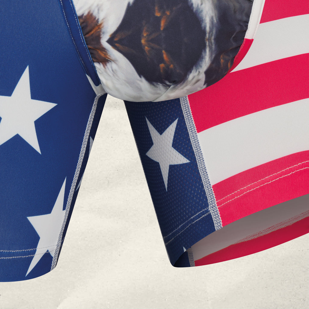 The Mascot | American Flag paradICE™ Cooling Ball Hammock® Underwear With Fly - Shinesty