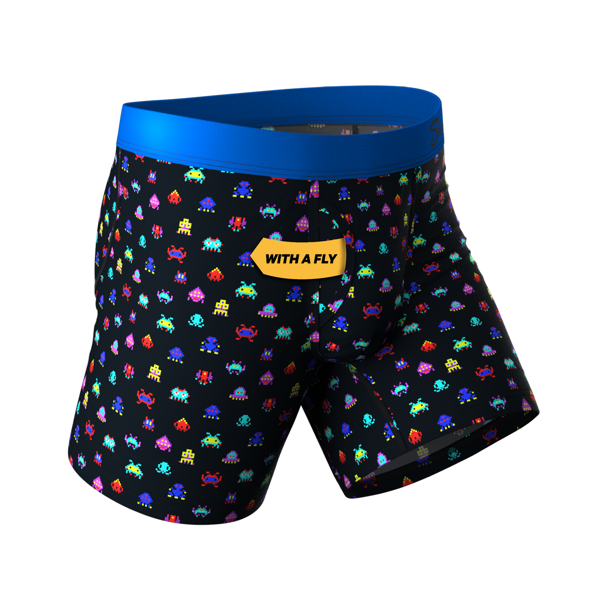 The Master Blaster | Video Game Ball Hammock® Pouch Underwear With Fly - Shinesty