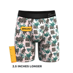The Maximus | Tropical Elephant Ball Hammock® Boxer - Long Leg - Shinesty