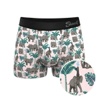 The Maximus | Tropical Elephant Ball Hammock® Pouch Trunks Underwear - Shinesty