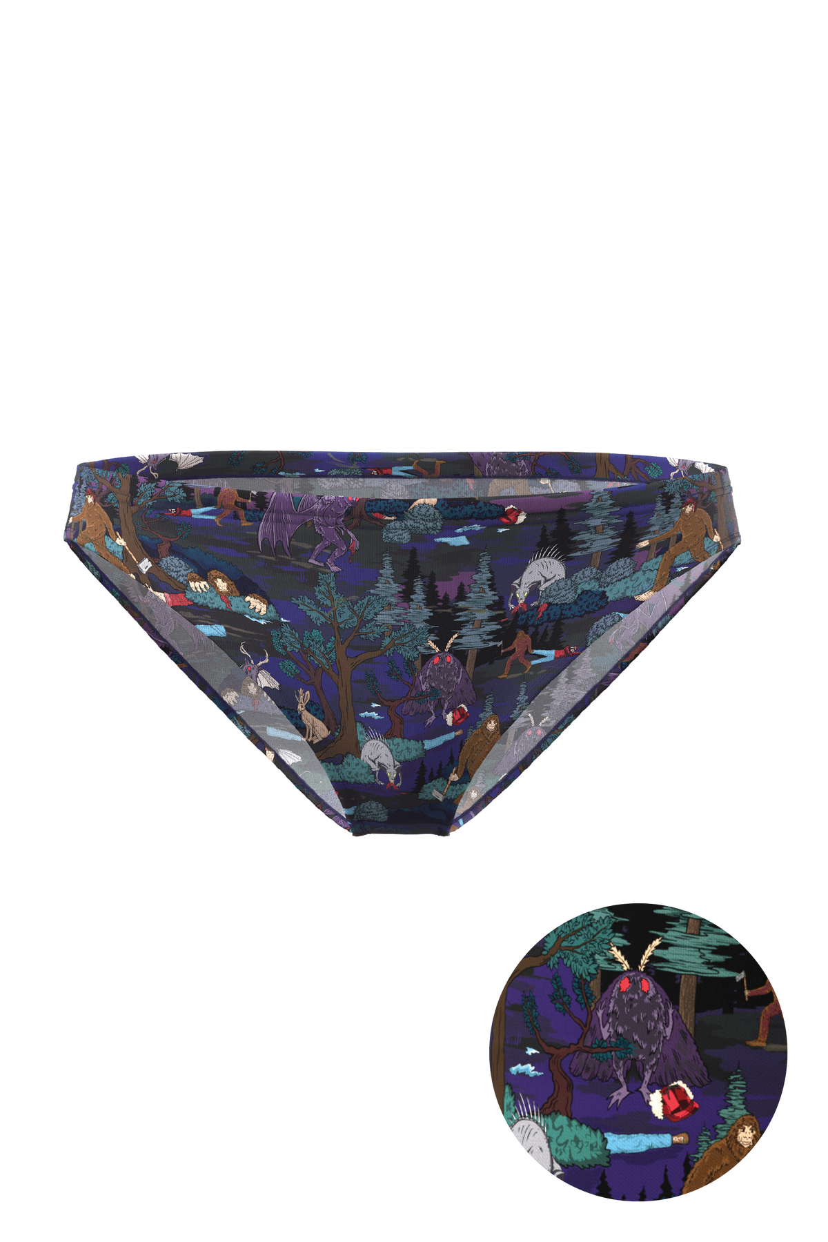 The Cryptids | Spooky Modal Bikini Underwear - Shinesty
