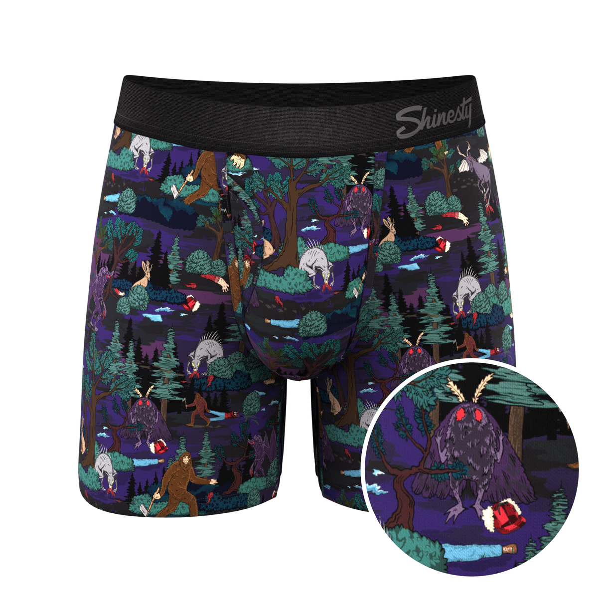 The Cryptids | Spooky Ball Hammock® Pouch Underwear With Fly - Shinesty