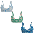 The Mediterranean Mischief | Boob Hammock™ Plunge Bralette 3 Pack - Shinesty