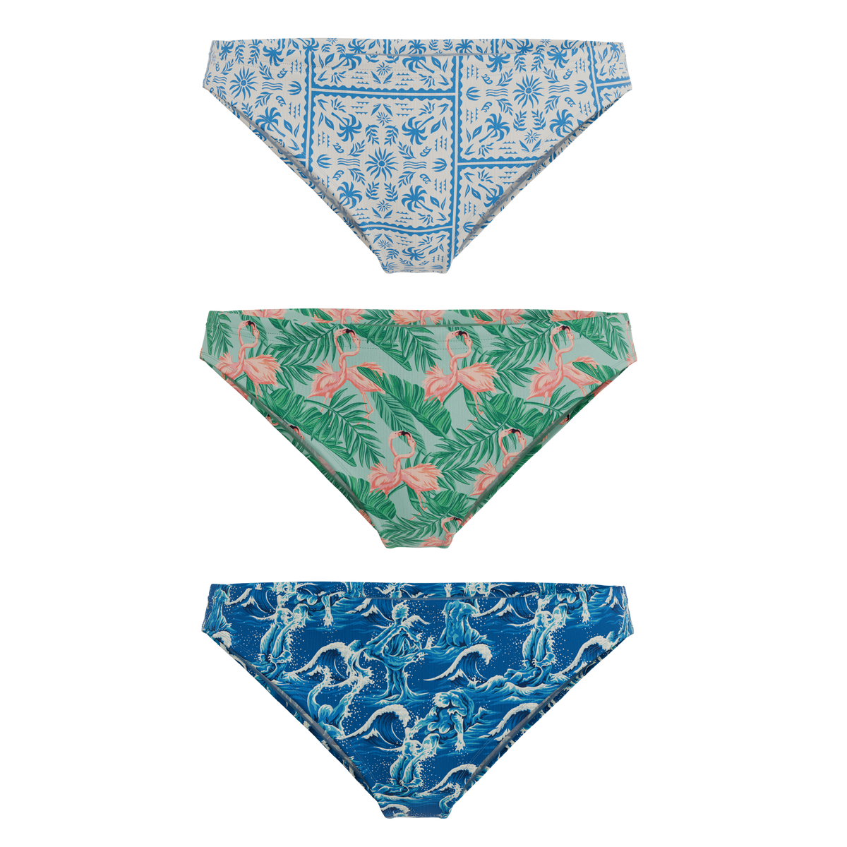 The Mediterranean Mischief | Bikini Underwear 3 Pack - Shinesty