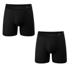 The Midnight Rider | Black Ball Hammock® Pouch Underwear With Fly 5 Pack - Shinesty