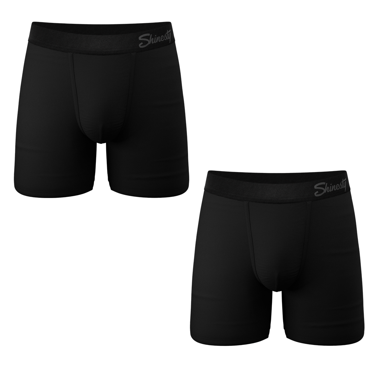 The Midnight Rider | Black Ball Hammock® Pouch Underwear With Fly 5 Pack - Shinesty