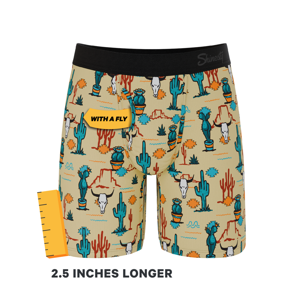 The Mirage | Western Cactus Ball Hammock® Boxer - Long Leg - Shinesty