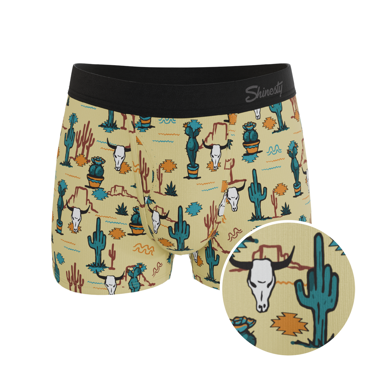 The Mirage | Western Cactus Ball Hammock® Pouch Trunks Underwear - Shinesty