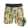 The Mirage | Western Cactus Ball Hammock® Pouch Underwear With Fly - Shinesty