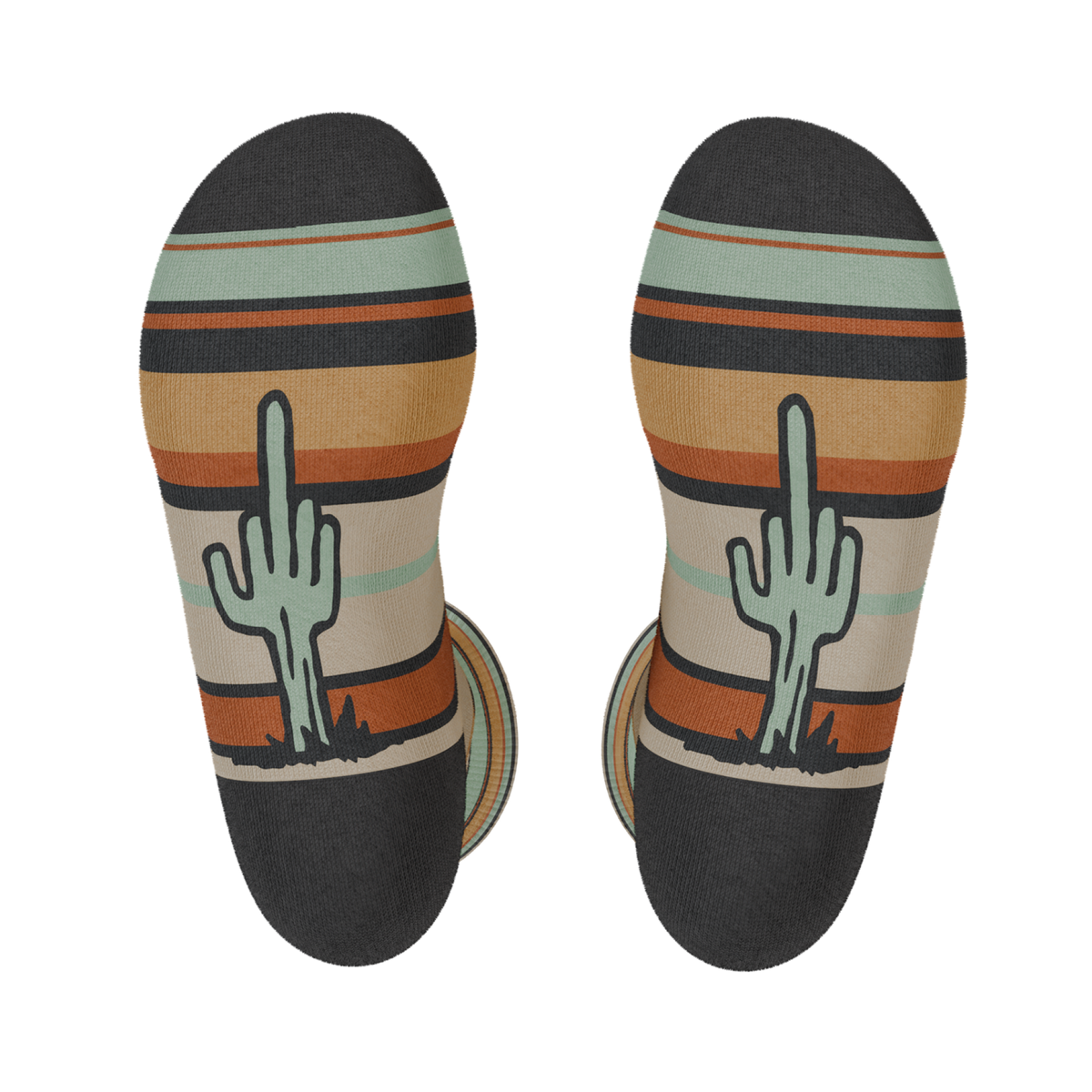 The Mirage | Cactus Heel Hammock™ Crew Socks - Shinesty