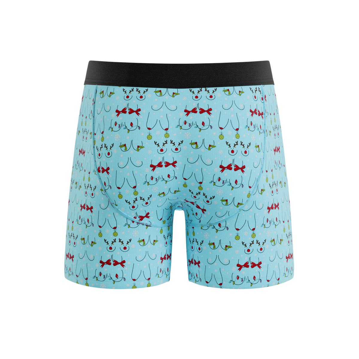 The Mistletots | Christmas Bust Ball Hammock® Pouch Underwear With Fly - Shinesty