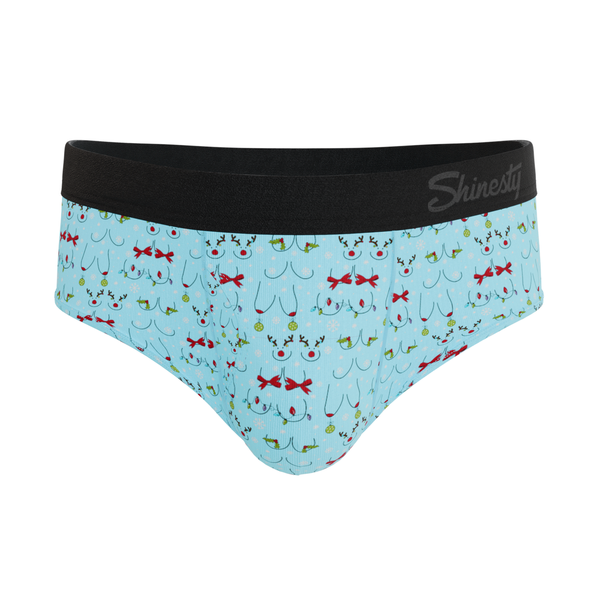 The Mistletits | Christmas Bust Ball Hammock® Pouch Underwear Briefs - Shinesty