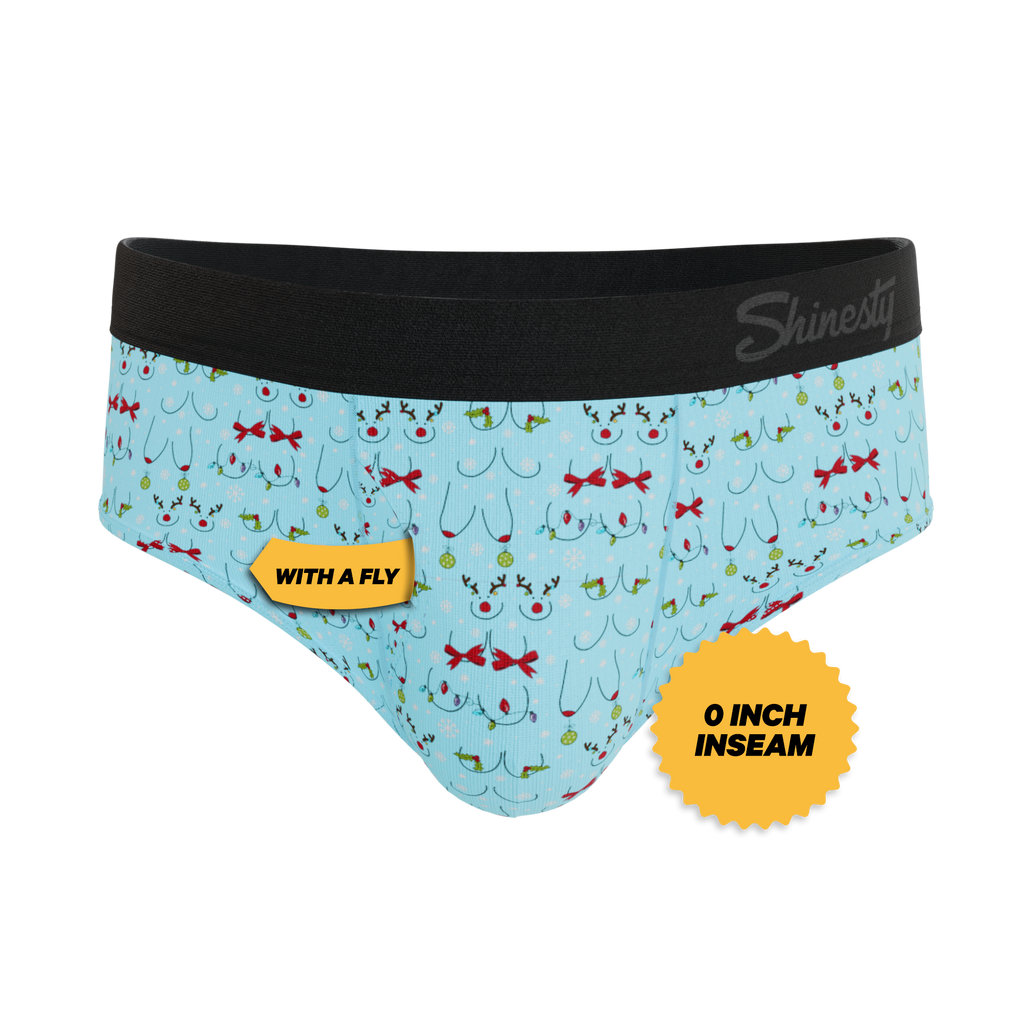 The Mistletits | Christmas Bust Ball Hammock® Pouch Underwear Briefs - Shinesty
