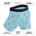 The Mistletits | Christmas Bust Ball Hammock® Boxer - Long Leg - Shinesty