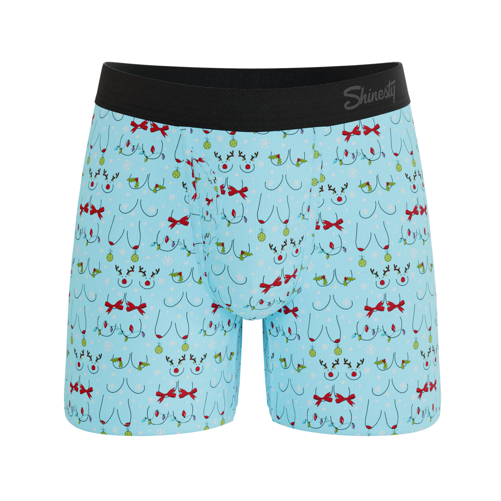 The Mistletots | Christmas Bust Ball Hammock® Pouch Underwear With Fly - Shinesty