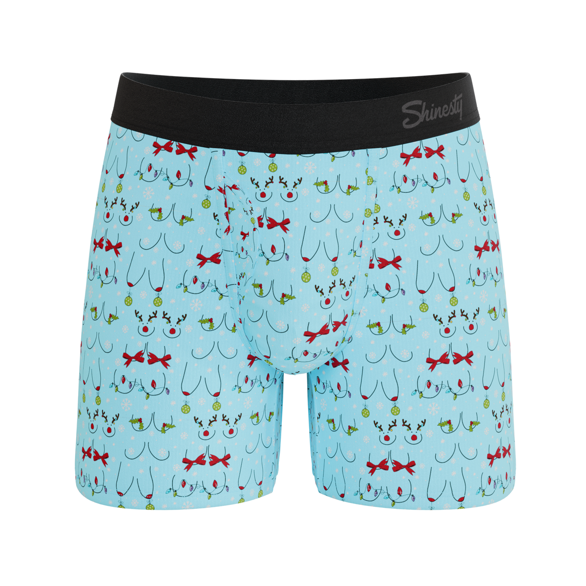 The Mistletots | Christmas Bust Ball Hammock® Pouch Underwear With Fly - Shinesty