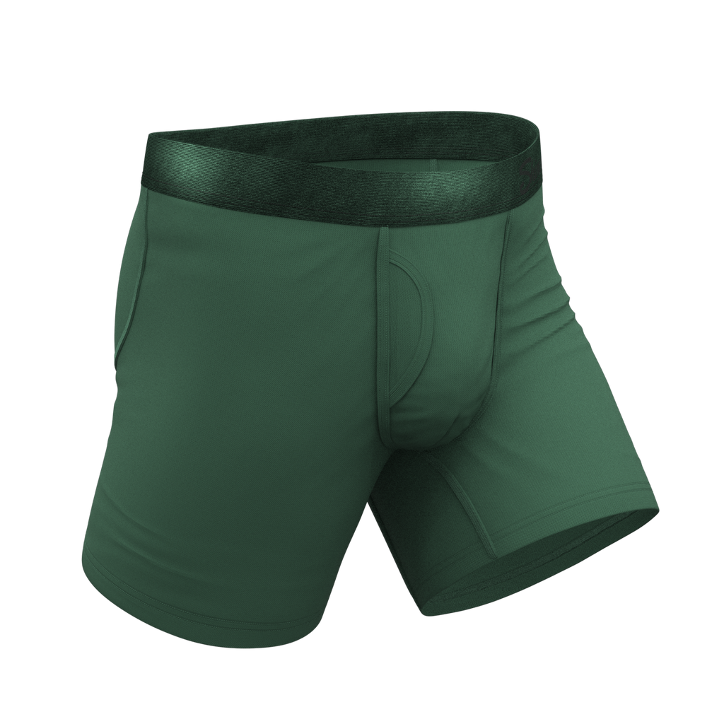 The Money Tree | Forrest Green Tonal Ball Hammock® Pouch Underwear - Shinesty