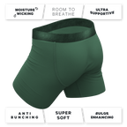 The Money Tree | Forrest Green Tonal Ball Hammock® Pouch Underwear - Shinesty