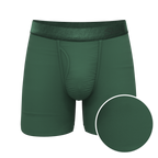 The Money Tree | Forrest Green Tonal Ball Hammock® Pouch Underwear With Fly - Shinesty