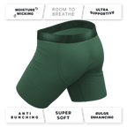 The Money Tree | Forrest Green Tonal Ball Hammock® Boxer - Long Leg - Shinesty