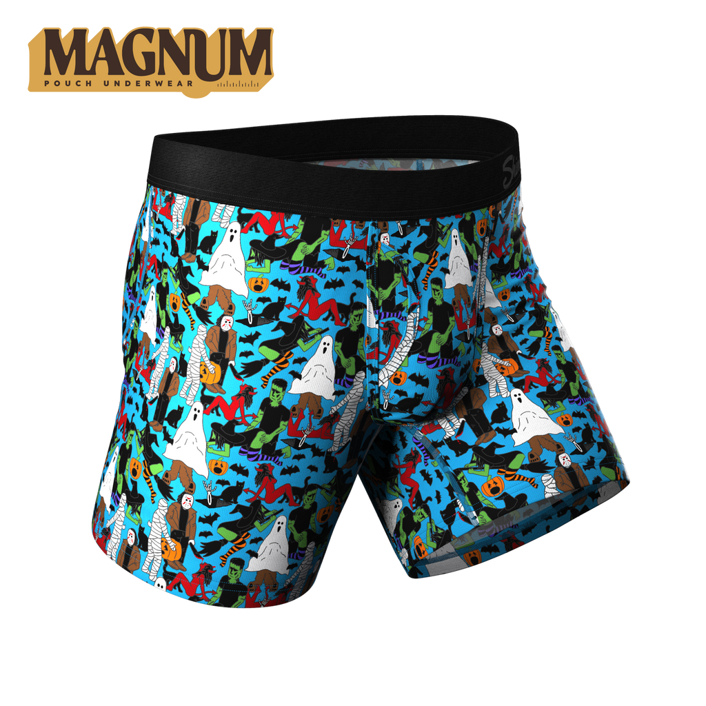 The Monster Smash | Halloween Characters Ball Hammock® Magnum Big Pouch Underwear - Shinesty