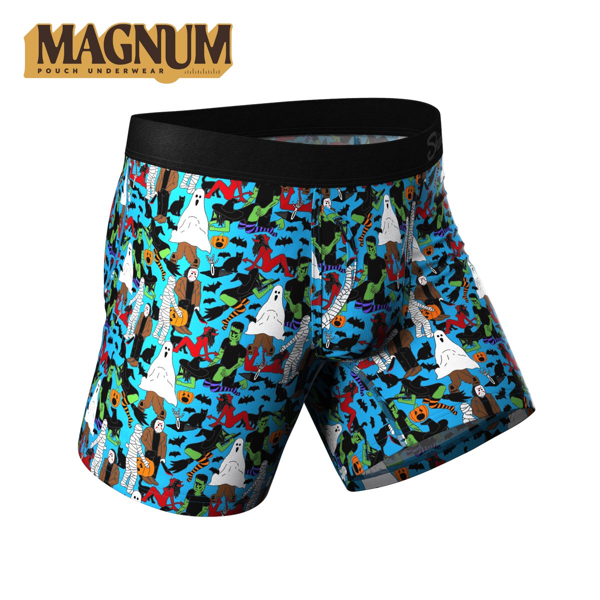 The Monster Smash | Halloween Characters Ball Hammock® Magnum Big Pouch Underwear - Shinesty