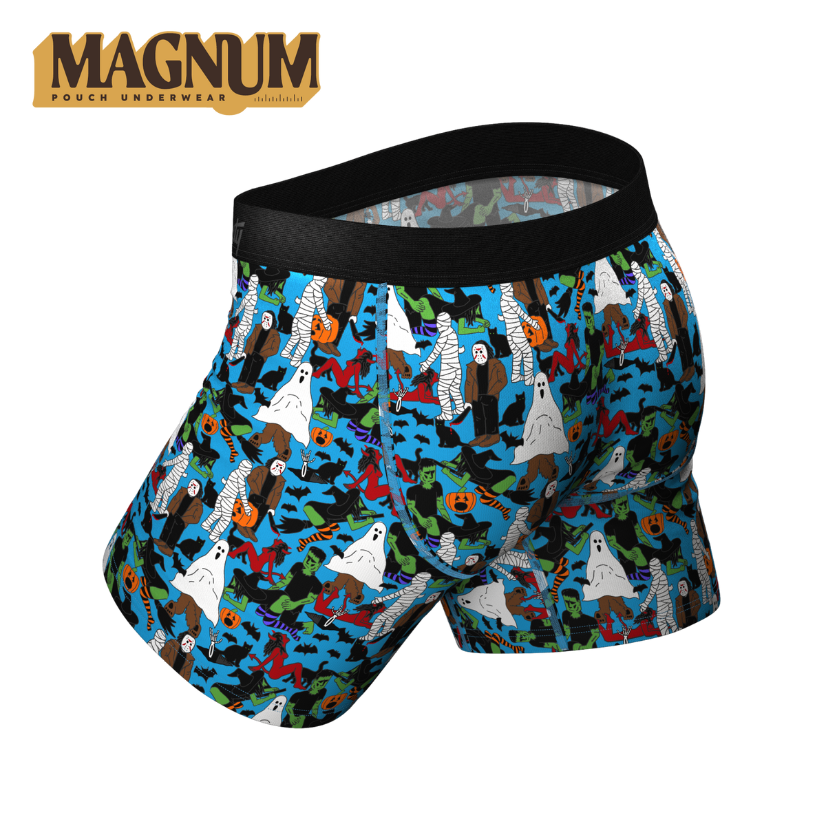 The Monster Smash | Halloween Characters Ball Hammock® Magnum Big Pouch Underwear - Shinesty