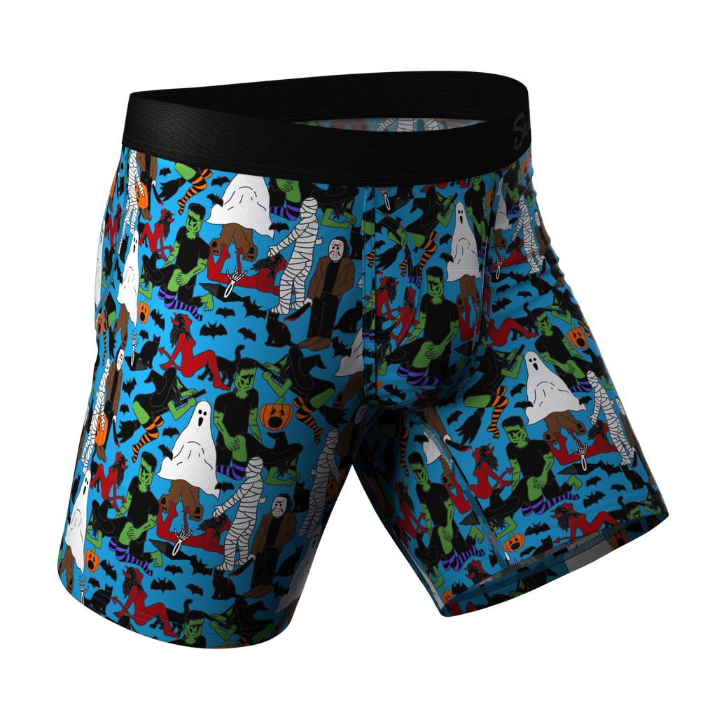 The Monster Smash | Ball Hammock® Boxer - Long Leg - Shinesty
