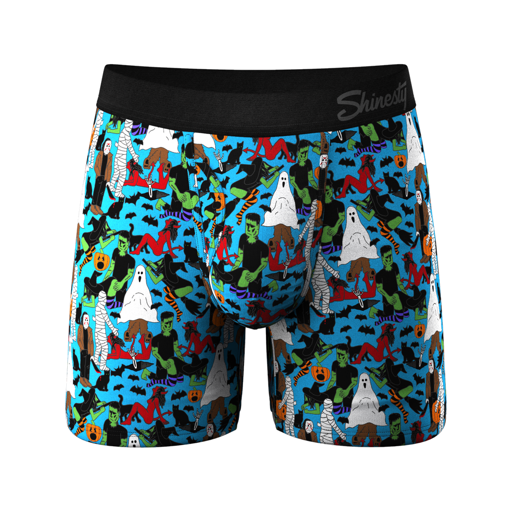The Monster Smash | Halloween Characters Ball Hammock® Magnum Big Pouch Underwear - Shinesty