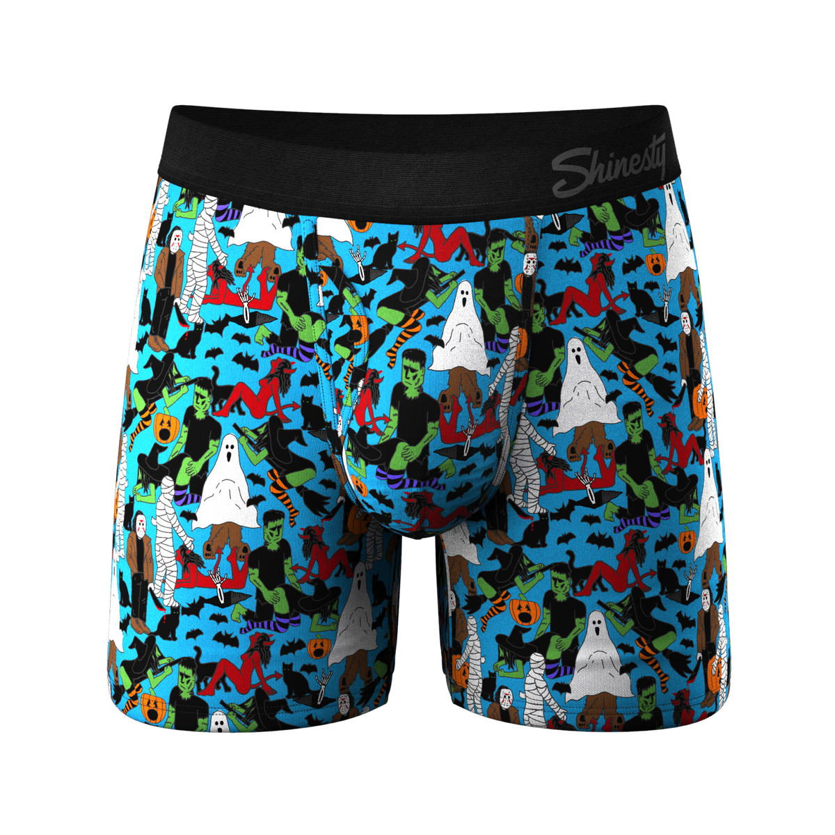 The Monster Smash | Halloween Characters Ball Hammock® Magnum Big Pouch Underwear - Shinesty