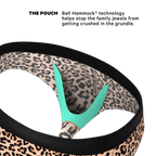 The Most Def | Leopard Print Ball Hammock® Pouch Underwear Briefs - Shinesty