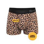 The Most Def | Leopard Print Ball Hammock® Pouch Trunks Underwear - Shinesty