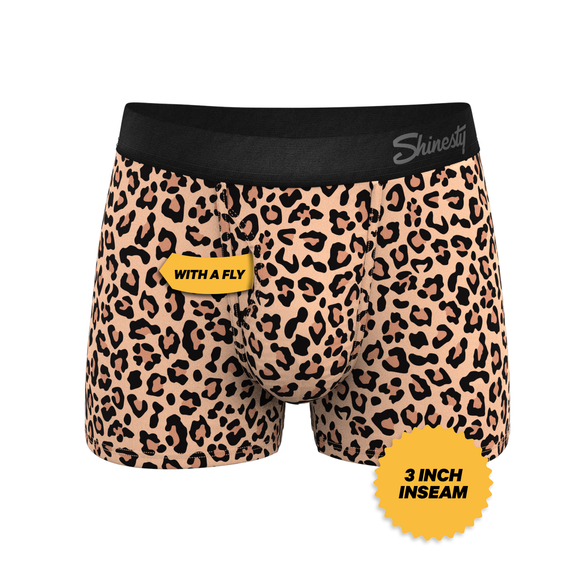 The Most Def | Leopard Print Ball Hammock® Pouch Trunks Underwear - Shinesty