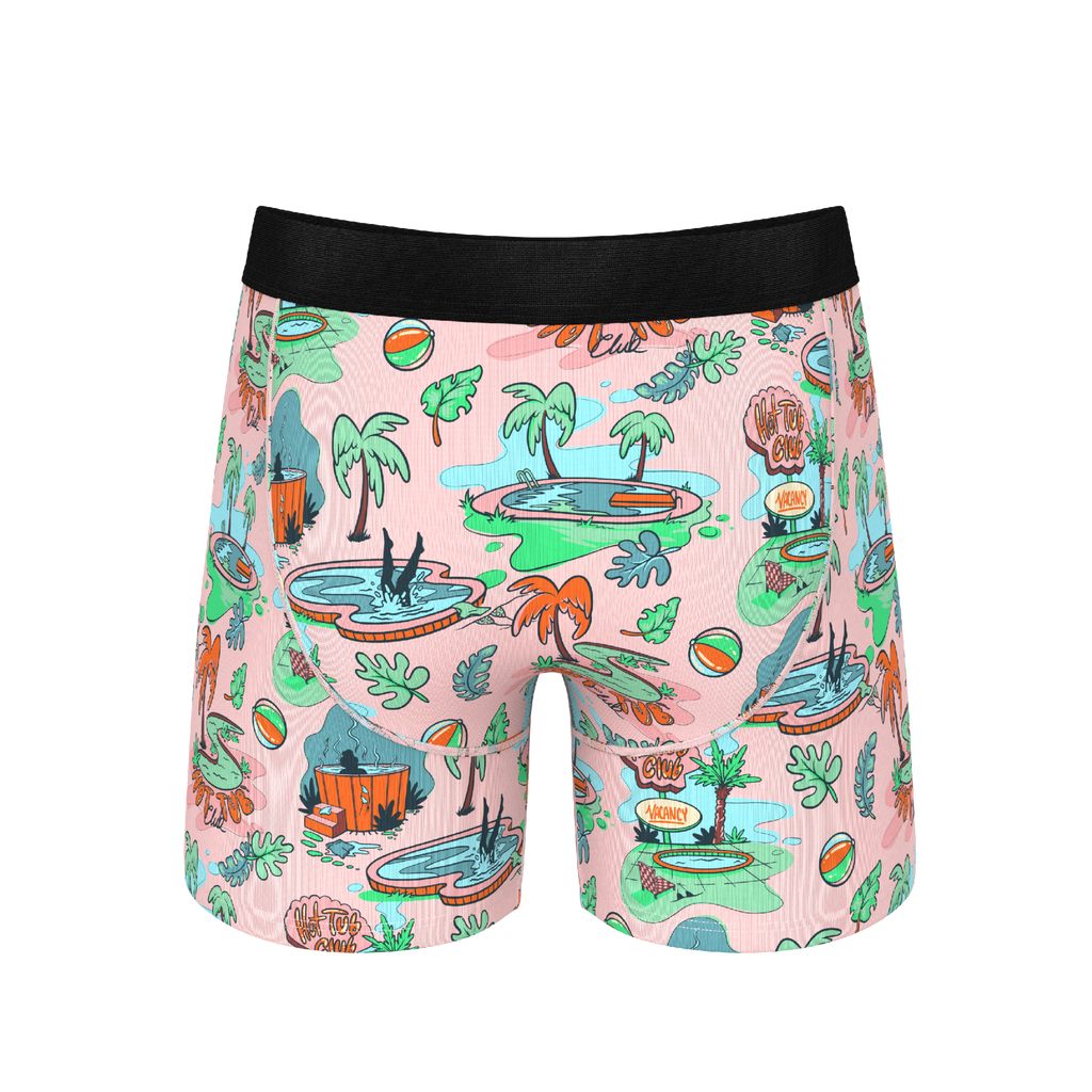 The Motel Hotel | Palm Springs Tropical Ball Hammock® Pouch Underwear - Shinesty