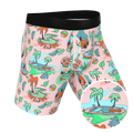 The Motel Hotel | Palm Springs Tropical Ball Hammock® Boxer - Long Leg - Shinesty
