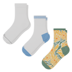 The Mother's Day Gift | Heel Hammock™ Quarter Crew Socks 3 Pack - Shinesty