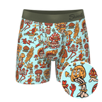 The Mushroom Friends | Shinesty x Killer Acid Ball Hammock® Pouch Underwear With Fly - Shinesty