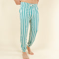 The Nantucket | Green Dock Stripe SleepDeep™ Men’s Pajama Joggers - Shinesty