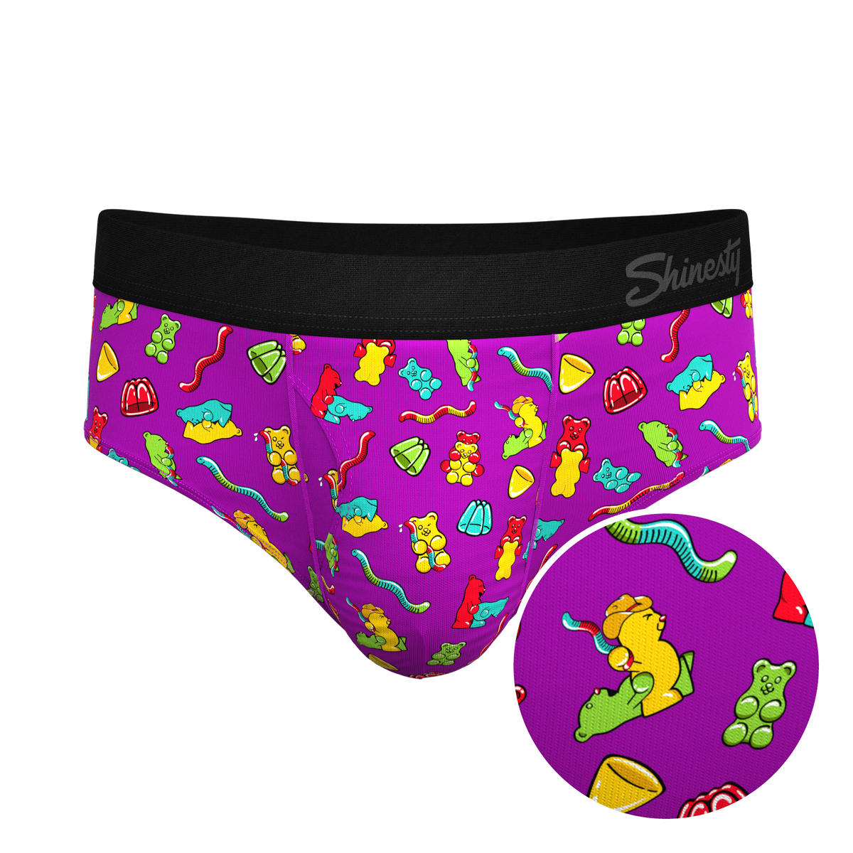 The Naughty Bears | Gummy Bear Ball Hammock® Pouch Underwear Briefs - Shinesty