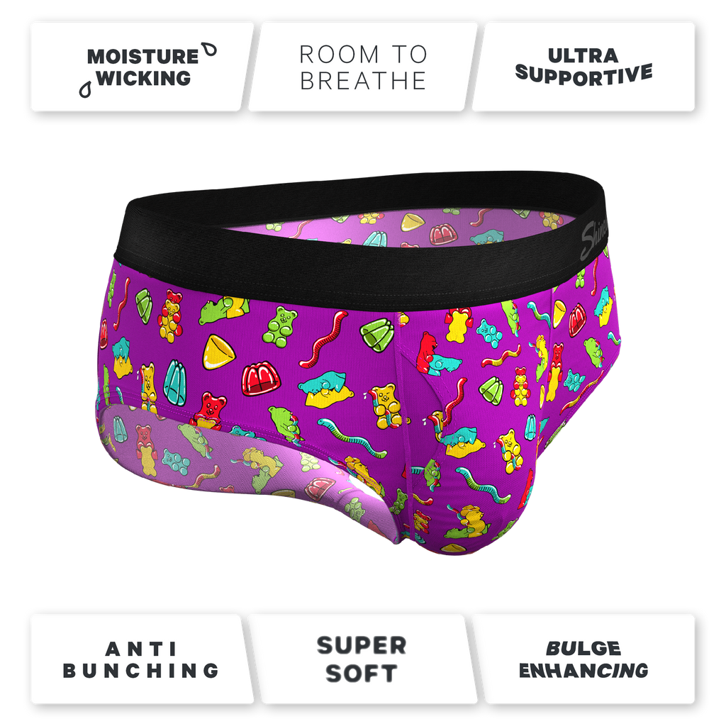 The Naughty Bears | Gummy Bear Ball Hammock® Pouch Underwear Briefs - Shinesty