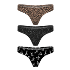The Naughty Bests | MicroModal Thong 3 Pack - Shinesty