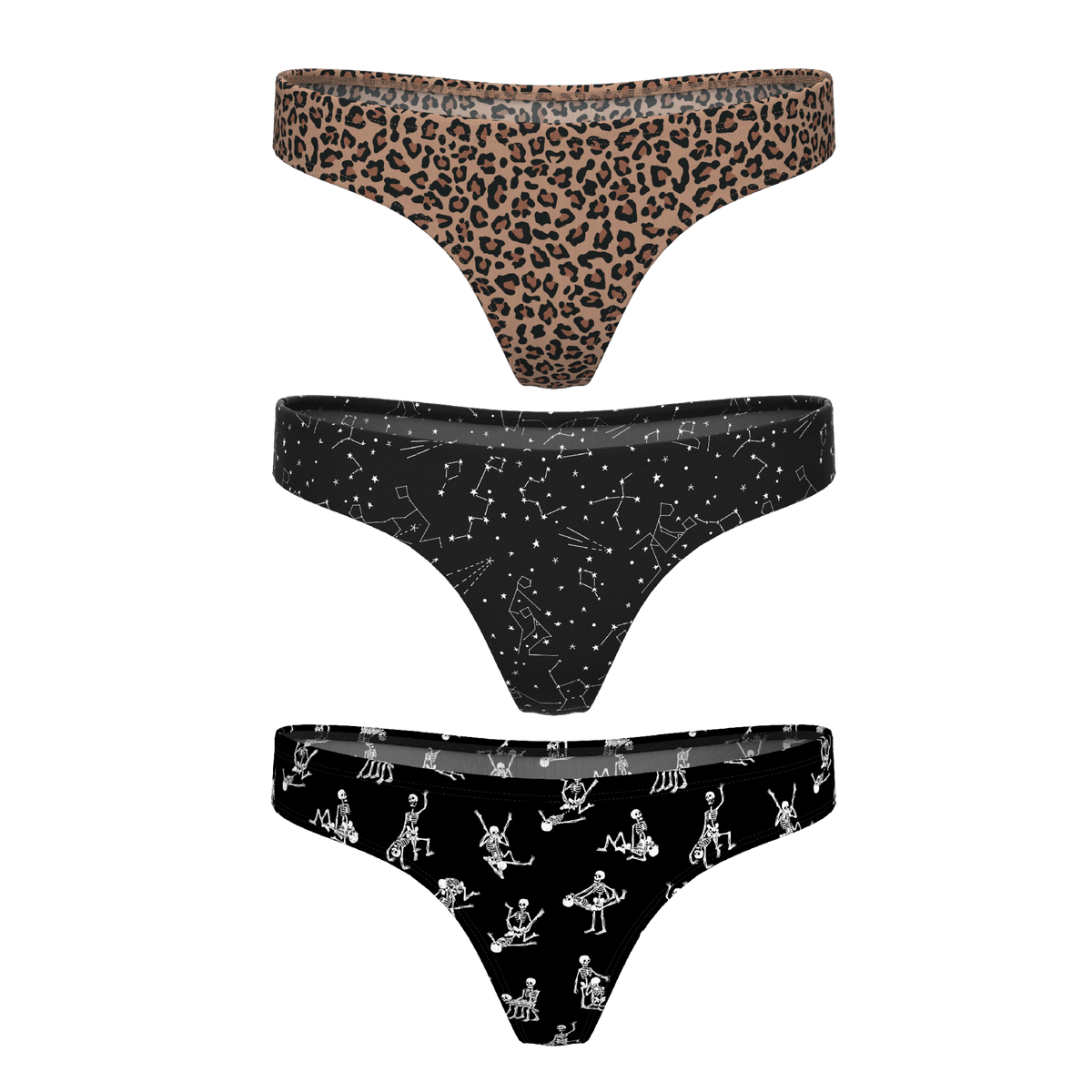 The Naughty Bests | MicroModal Thong 3 Pack - Shinesty