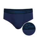 The Navy Jones | Tonal Navy Ball Hammock® Pouch Underwear Briefs - Shinesty