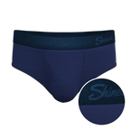 The Navy Jones | Tonal Navy Ball Hammock® Pouch Underwear Briefs - Shinesty
