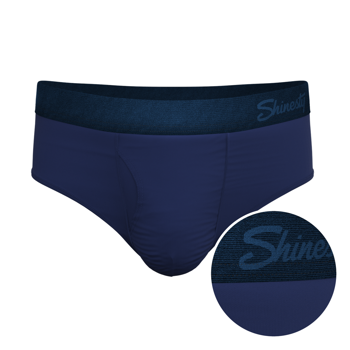 The Navy Jones | Tonal Navy Ball Hammock® Pouch Underwear Briefs - Shinesty