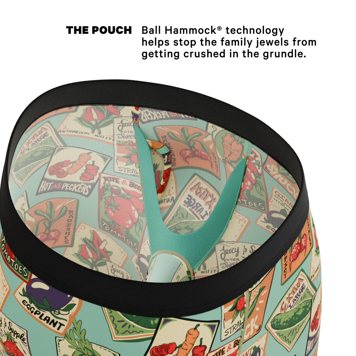 The Need For Seed | Seed Packet Ball Hammock® Boxer - Long Leg - Shinesty