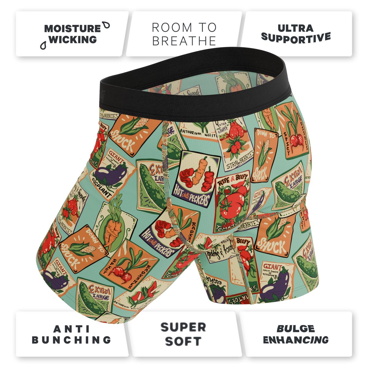 The Need For Seed | Seed Packet Ball Hammock® Boxer - Long Leg - Shinesty