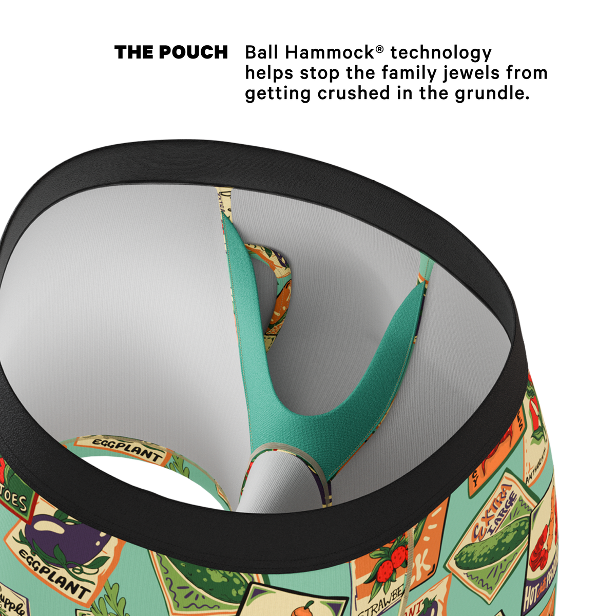 The Need For Seed | Seed Packet Ball Hammock® Pouch Underwear With Fly - Shinesty