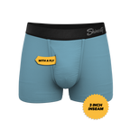 The Neptune | Slate Blue Ball Hammock® Pouch Trunks Underwear - Shinesty