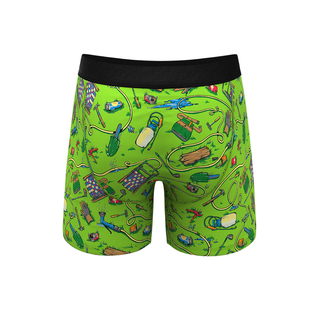 The Nice Piece Of Grass | Gardening Hose Ball Hammock® Pouch Underwear With Fly - Shinesty